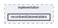 recordsandclassmetadata