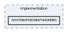 recordsandclassmetadata